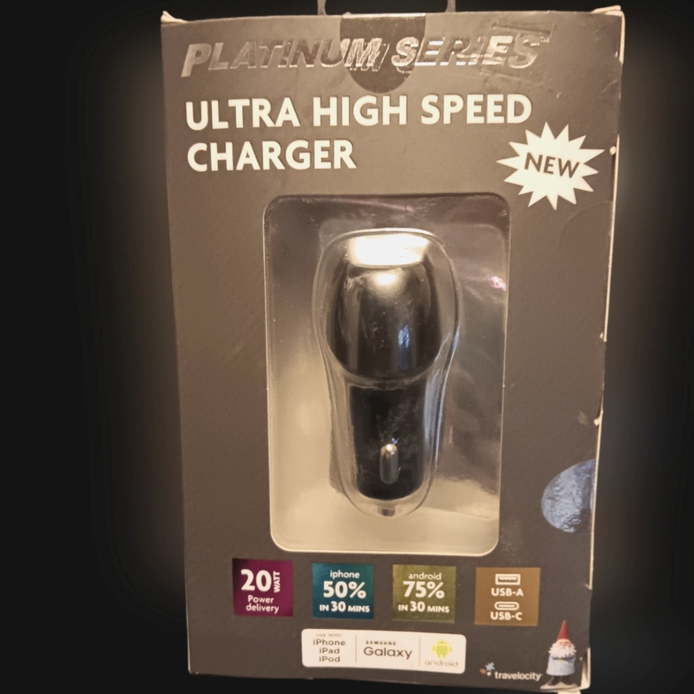 Ultra high-speed car charger Platinum series!